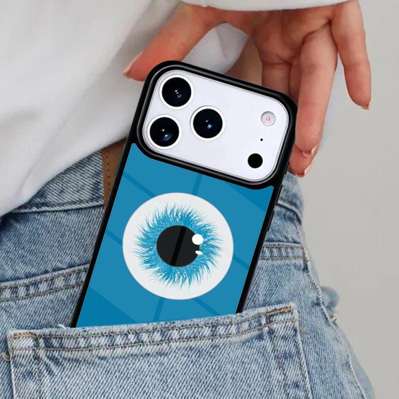 CRAZY EYEBALL PATTERN Phone Case for iPhone 16e 15 14 13 12 17 Pro Max Plus Air 17pro Cover Coque