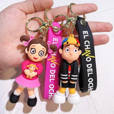 2023 Anime El Chavo Del Ocho Keychain Für Frauen Männer Cartoon Junge Puppe Anhänger Schlüssel Kette Auto Schlüsselring Schmuck Kinder Geschenke