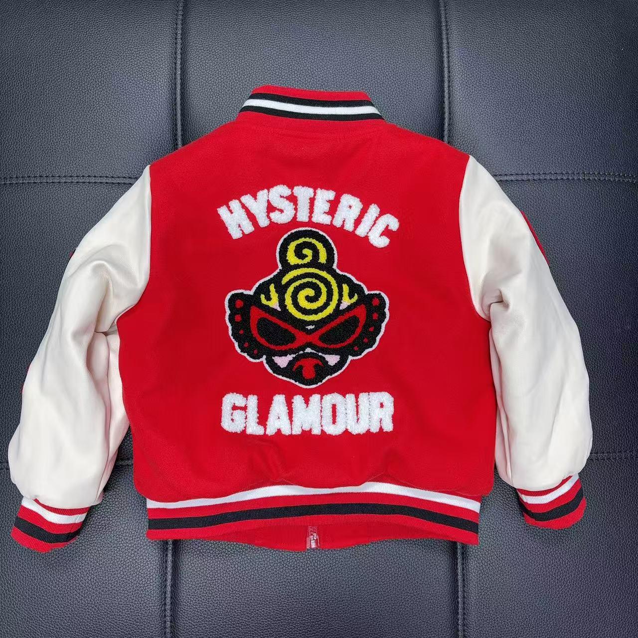 

1091 Высококачественная детская двусторонняя хлопковая бейсбольная куртка 130