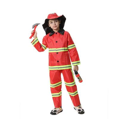 Halloween Fire Costume Children Cosplay Costume Firefighter Police Engineer Nurse Doctor Costume