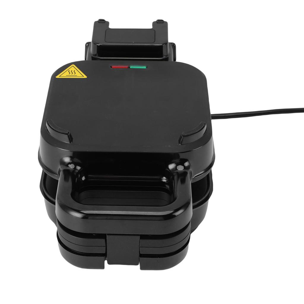 Stuffed Waffle Maker 800W Double Sided Heating SUS Non Stick Fluffy Waffle Iron for Home Use Easy