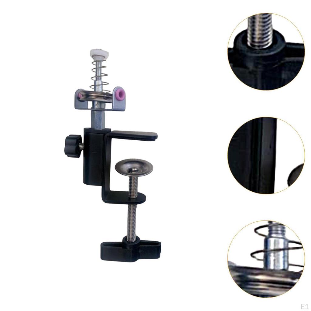 Vävspännare Maskin Trådguide Hushålls Tvinnning med Bordsklämma Praktiskt Spänningsverktyg