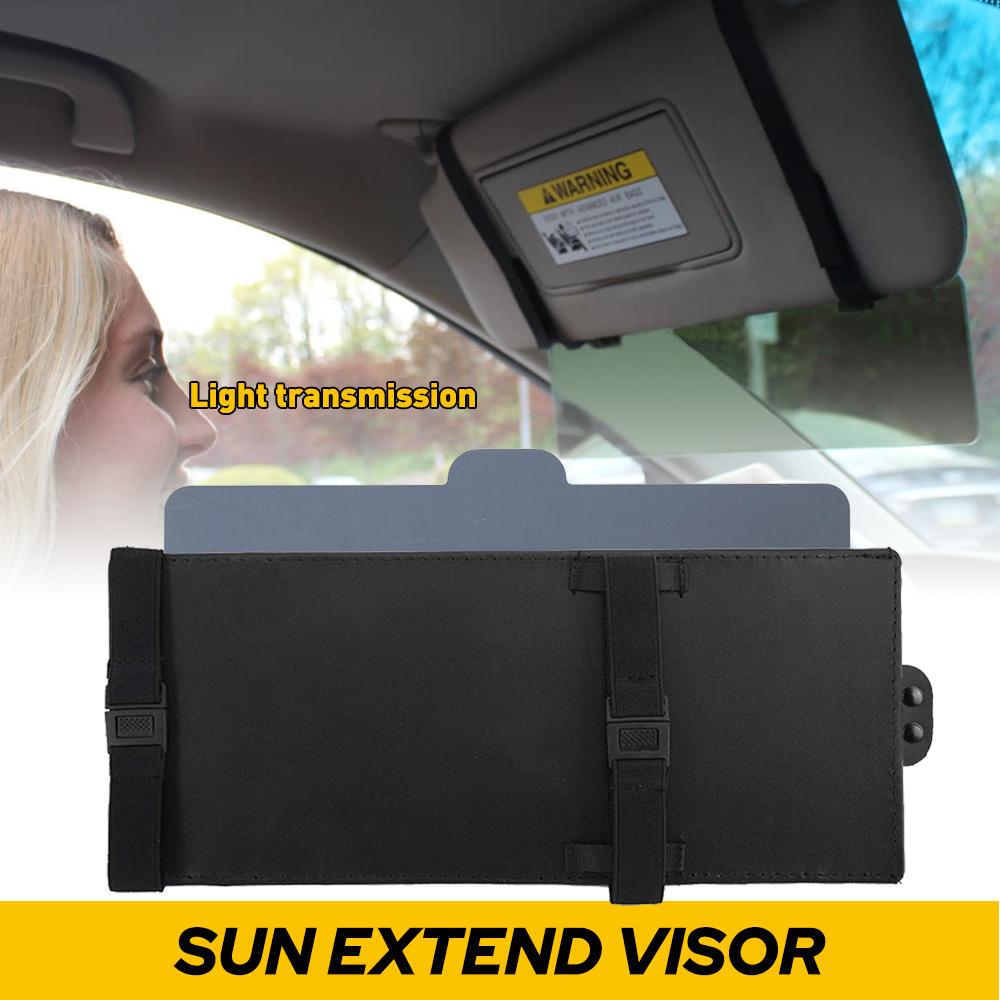 Car Shade For Sun Extend Visor Shield Anti Glare Extension Driving Universal Windshield Folding Front Car Window Accessories