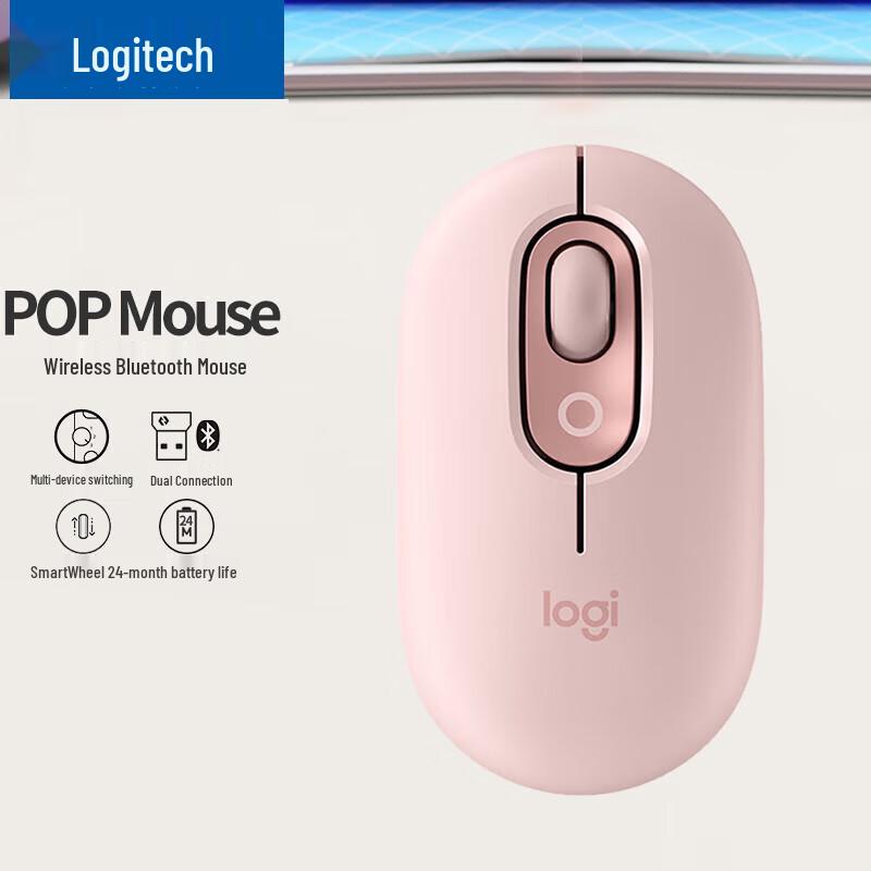 

Logitech POP MOUSE Wireless Bluetooth Mouse