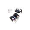  Men's Anti-Skimming Wallet Genuine Leather Wallet Men's Chain Ultra-Thin Wallet Men's Bifold Leather Wallet 19 Card Slots