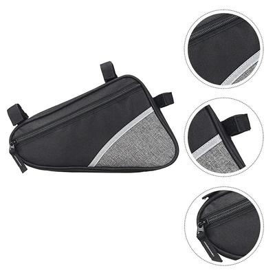 Waterproof Triangle Front Bike Bag Compatible With Mountain And Road Bikes Handlebar Mounted Anti-Splash Cycling Storage