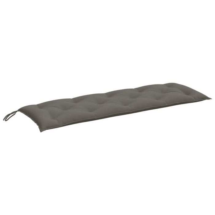 VidaXL Coussin de banc de jardin gris foncé mélangé 150x50x7 cm tissu, coussin, coussin de banc, coussin de jardin, coussin 4002554