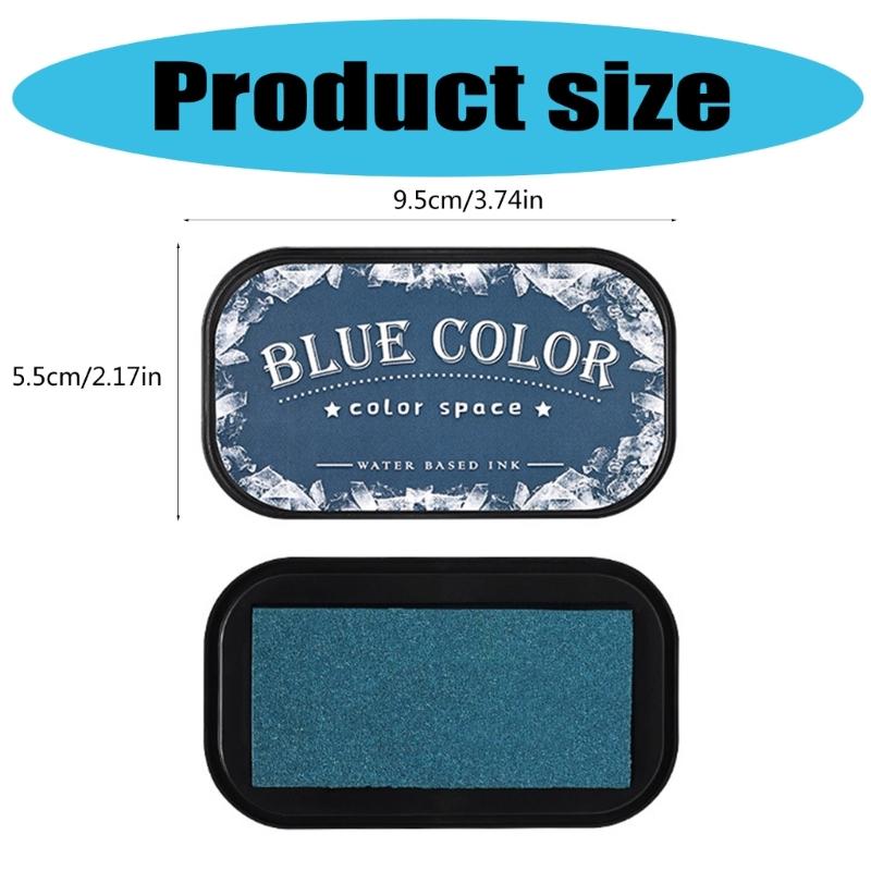 Quick-Drying Ink Pad Scrapbooking Ink Pad Retro Color Ink Pad Water Based Ink Pad for Projects