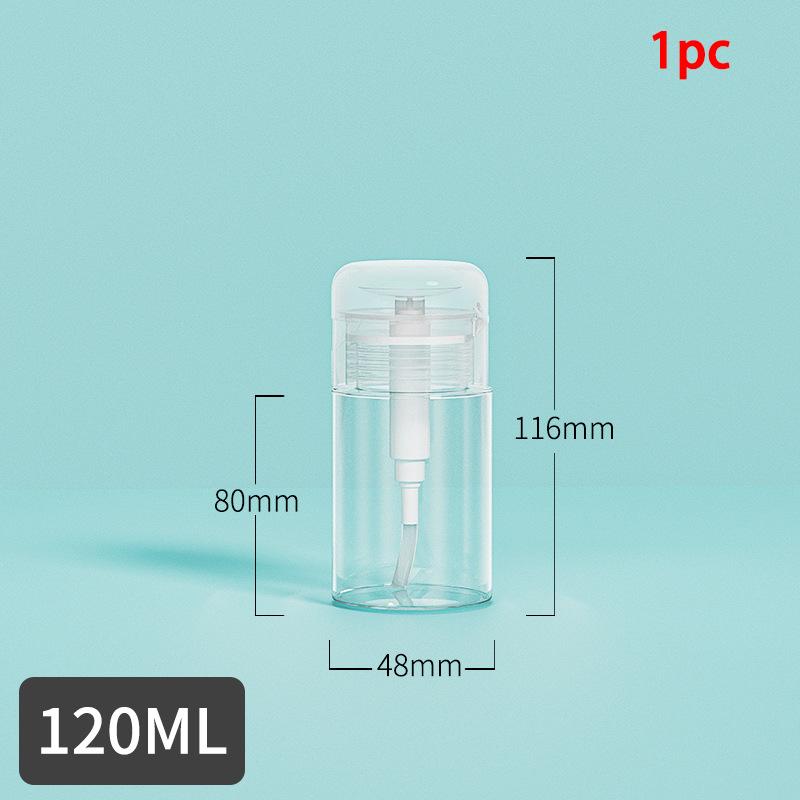 

120/150/200мл Бутылки-диспенсеры для снятия макияжа Пустые Многоразовые бутылки для спирта Средство для снятия лака Прессованный тоник Лосьон для ногтей