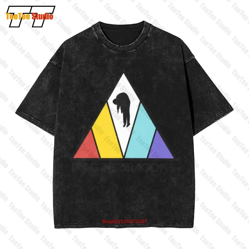 Imagine Dragons Transcend Logo Vintage Oversized TShirt YZQA S