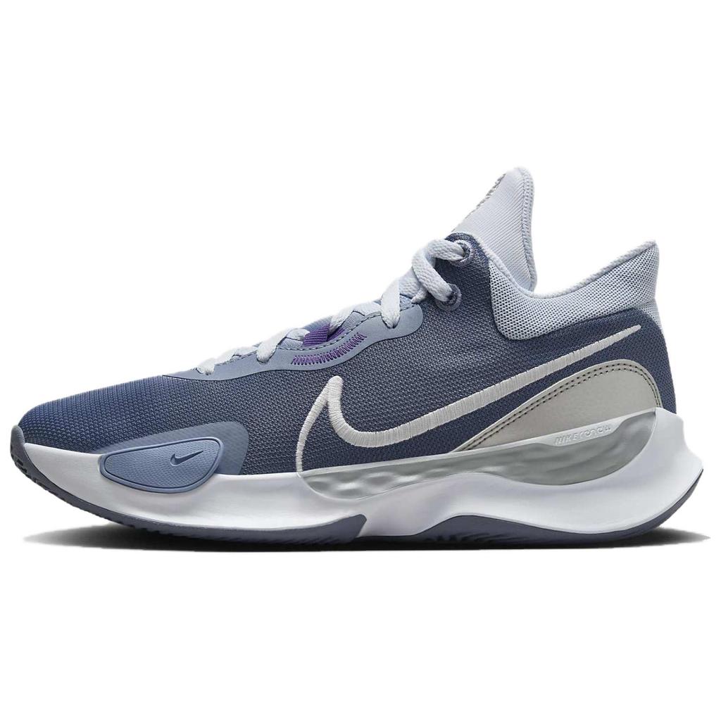 Nike Renew Elevate 3 Kényelmes Sokoldalú Ütéscsillapítás Csúszásmentes Alacsony Szárú Női Kosárlabda Cipő Kék DD9304-010