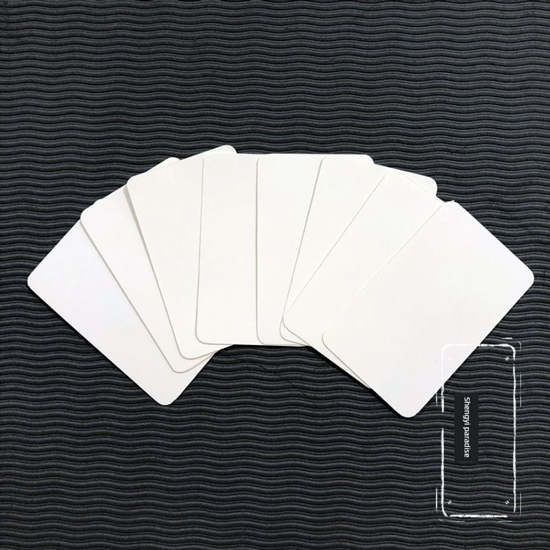 

English Words Learning Small White Card Organizing Folders Folder Small White Card [9*5.4cm](100 Sheets)