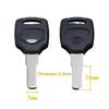 2/10Pcs Motorcycle Top Box Case Luggage Trunk Storage Toolbox Accessories  Copy Of Key Embryo Uncut Rough Keys Blanks