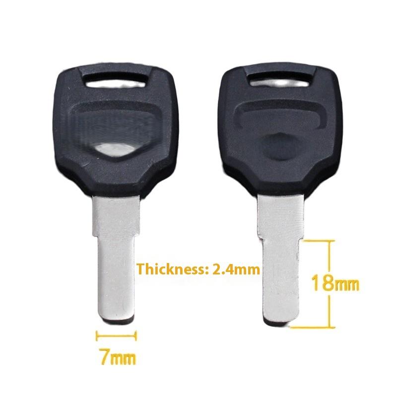 2/10Pcs Motorcycle Top Box Case Luggage Trunk Storage Toolbox Accessories  Copy Of Key Embryo Uncut Rough Keys Blanks