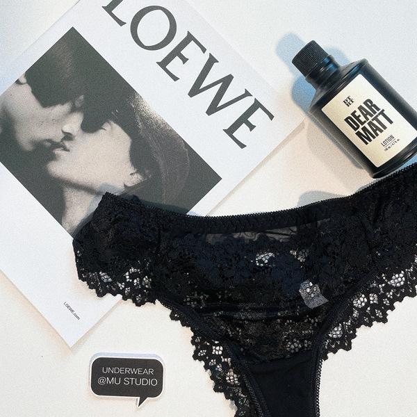 Sexy Krajkové Průhledné Tanga - Evropský a Americký Styl