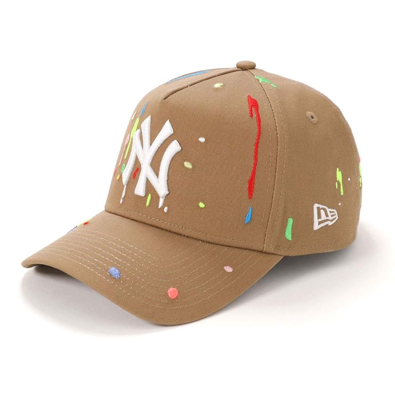 

[New Era] cap splash ONSPOTZ special order NY khaki FREE 9Forty A-Frame Splash Embroidery Mlb New York Yankees
