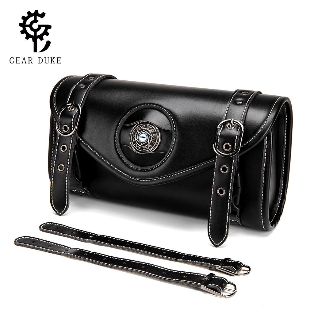 Punk Style Harley Motorcycle Modification Bag, Locomotive Skull Front Hanging Bag
