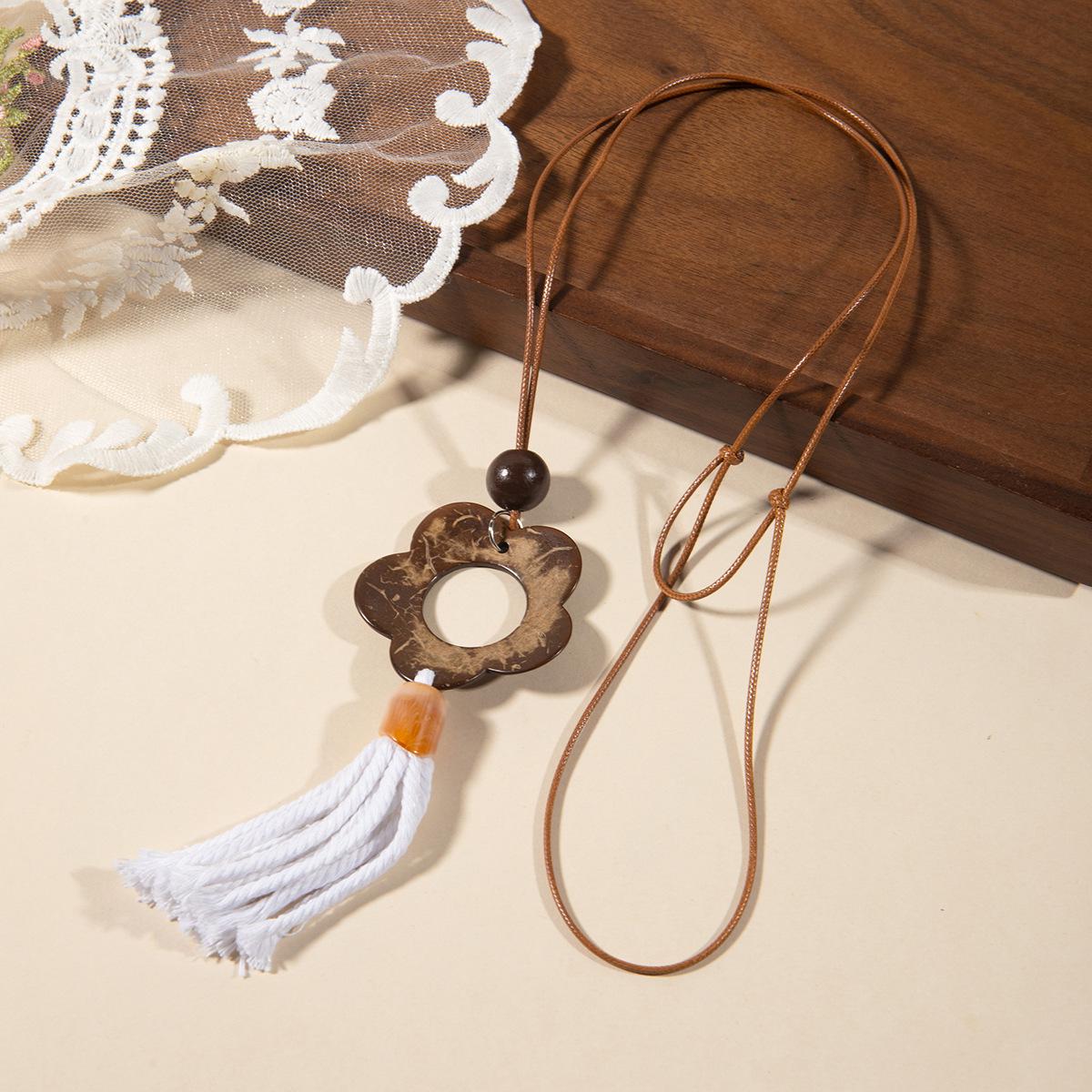 Vintage Bohemian Tassel Pendant Necklace