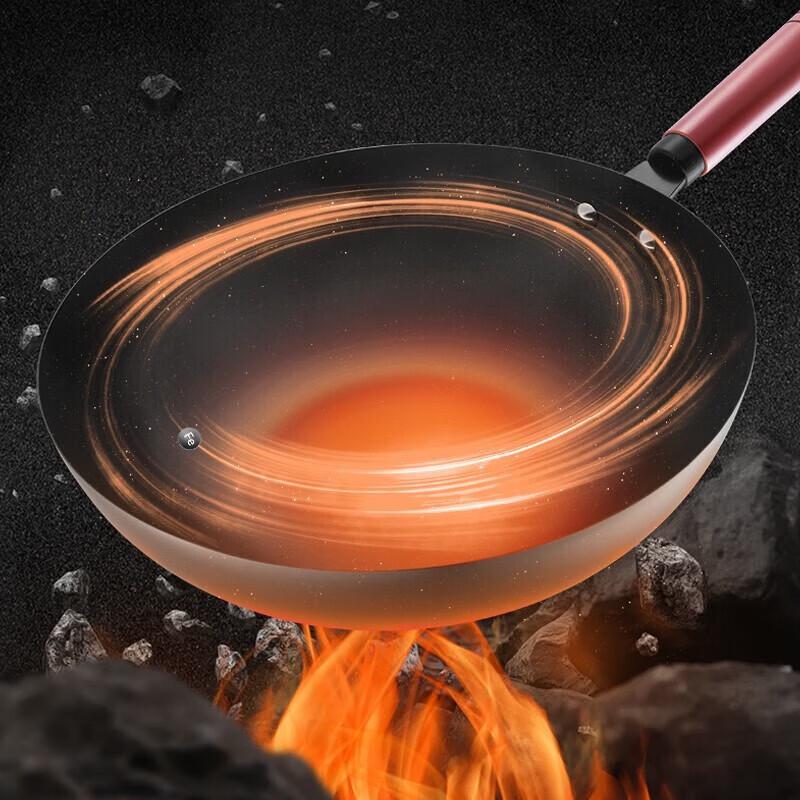 ASD Fine Iron Non-Coated Stir-fry Wok