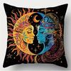 1/4Pcs Moon And Sun Themed Decorative Pillow Covers Sofa Cushion Cover Home Bedroom Room Decoration