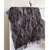 Water ripple print cashmere scarf for autumn and winter, new European and American vintage winter warm versatile shawl and neck warmer
