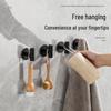Traceless No-Punch Stainless Steel Over-the-Door Hook for Bedroom, Bathroom, or Wardrobe