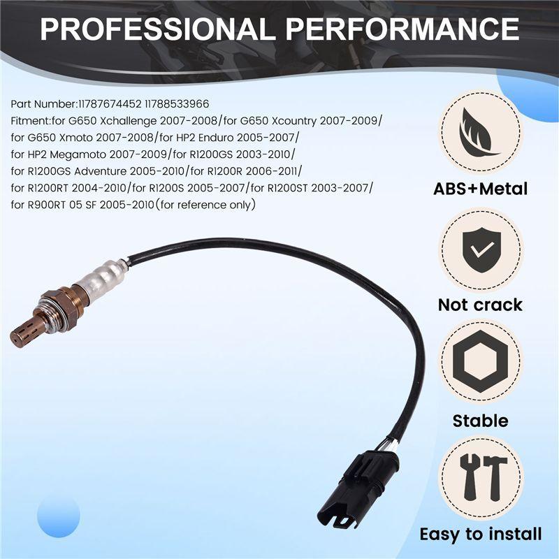 NR-11787674452 Car Oxygen Sensor O2 Sensor 11788533966 For BMW R1200RTP R1200RT R1200 R900RT G650X G650 Auto Accessories