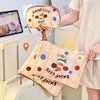 3pcs Travel Cosmetics Storage Bag Girls Large Capacity Cute Kids Clothing Travel Storage Bags Set Organizer Zipper Underwear Bag