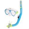 Children's Diving Goggles - AquaSport - Tube Included - Blue - 2 Units - One Size - 16x48.5x23.5 Cm - Multicolor