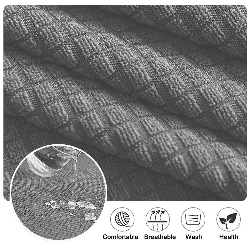 Husă de canapea rezistentă la apă, model în carouri, huse de scaun elastice pentru cotiera pentru sufragerie