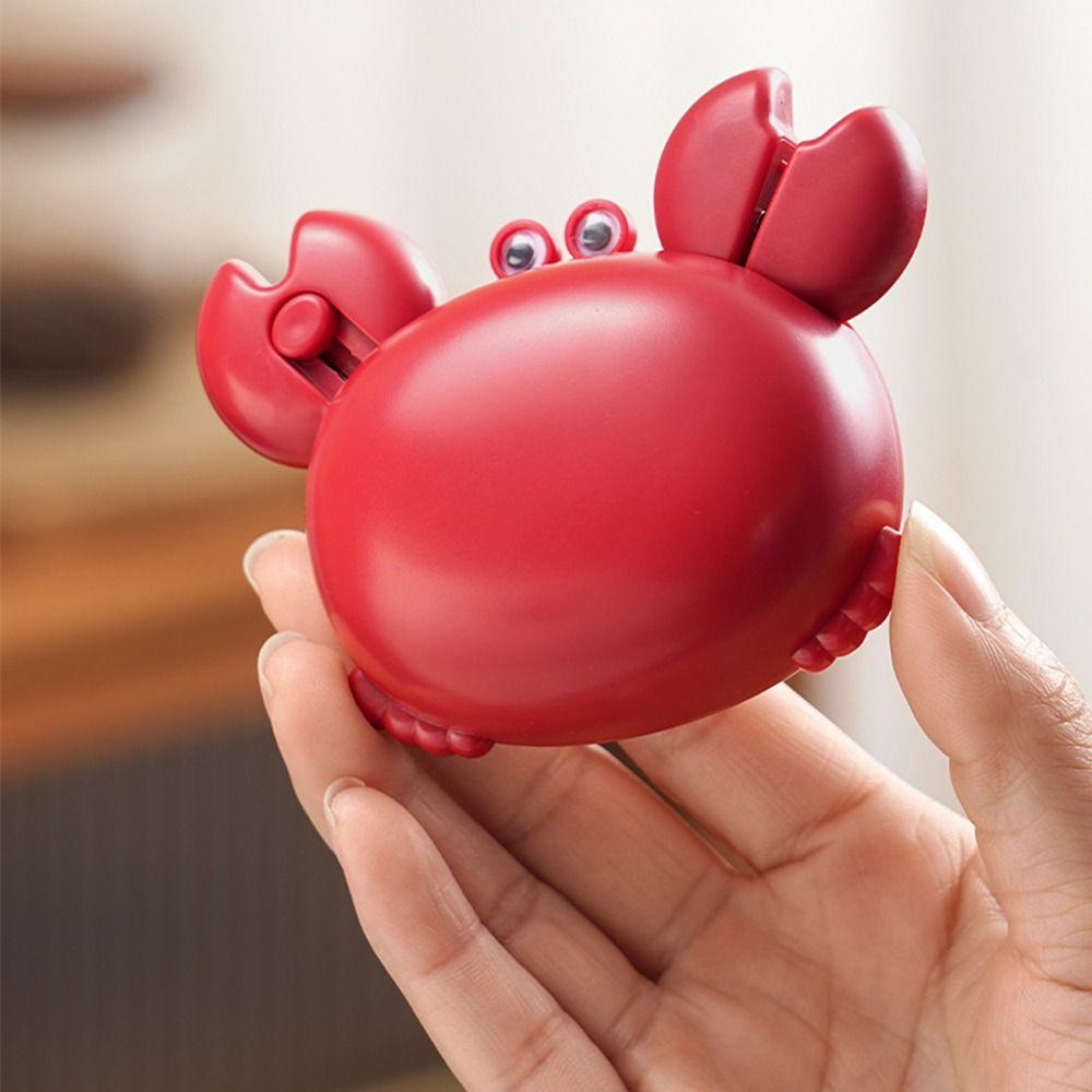 With Mini Scissors&Box Cutter Magnetic Bottle Opener Cartoon Crab Magnet Opener Daily Home Use