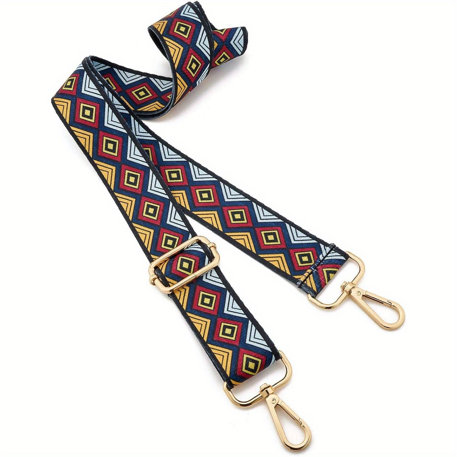 

Ремень для сумки через плечо, регулируемый полосатый узор, женский ремень через плечо, сделай сам, утепленный модный нейлоновый новый ремень для сумки