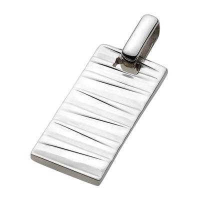 Figmart Wave Simple Plate Pendant [Silver Accessory] Fp0164