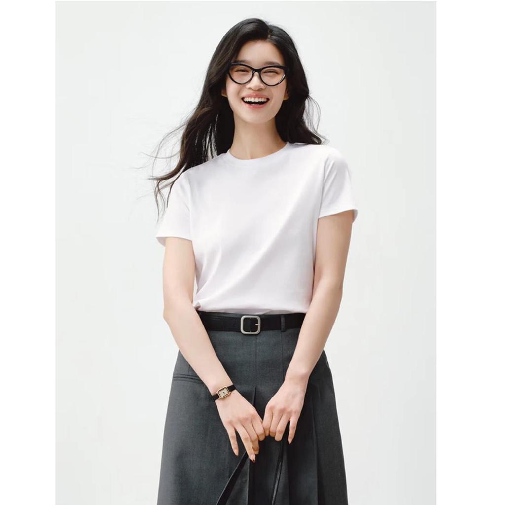 Women's Short-Sleeve T-Shirt, Pure Cotton, Summer Undershirt, Inner Layer Top, T-Shirt