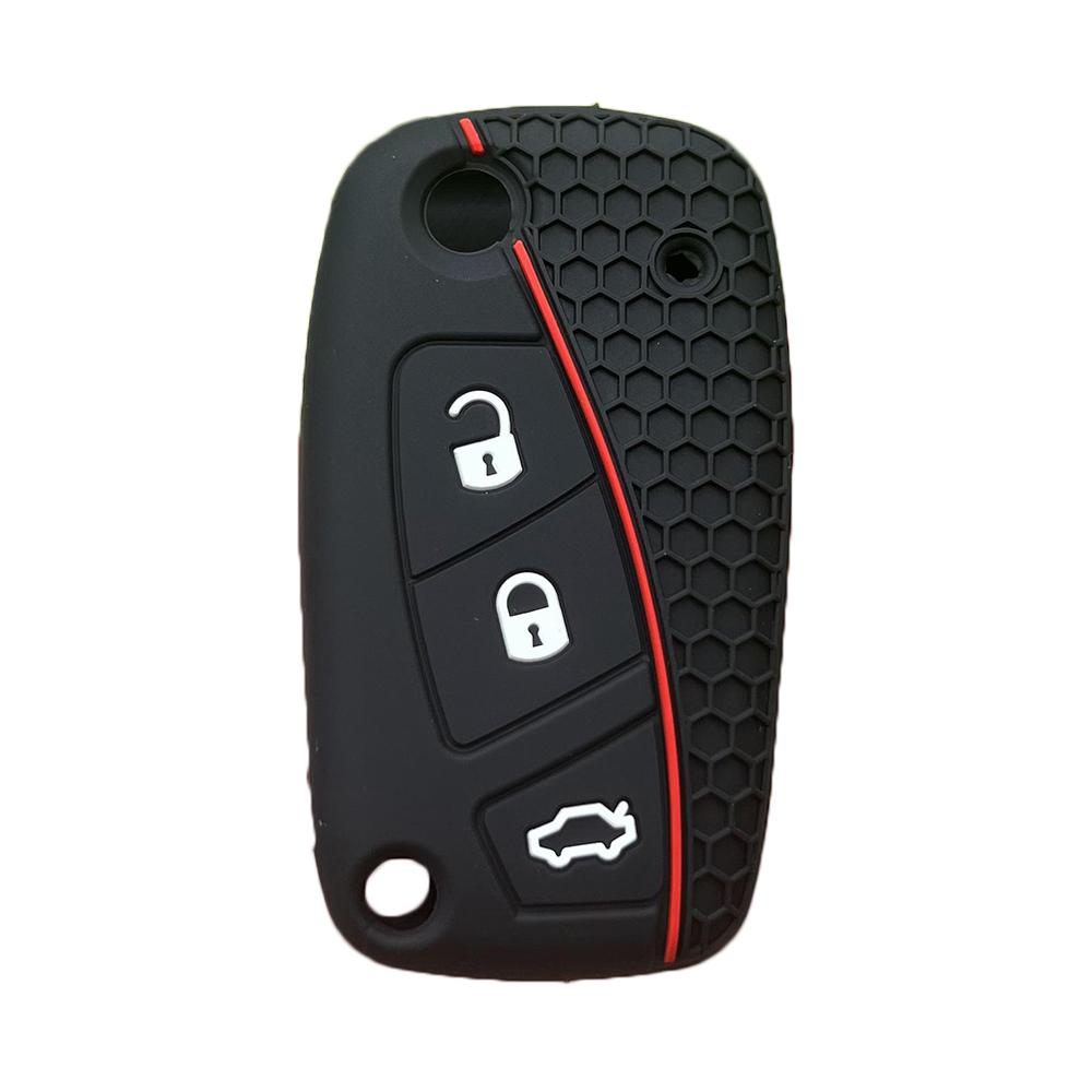 For Fiat PANDA IDEA DUCATO BRAVO 500 DOBLO GRANDE STILO PUNTO MINIBUS Remote Silicone Car Key Case Rubber Holder Cover Protector