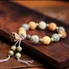 Charm Jewelry Tibetan Buddha Bracelet Natural Resin Wooden Beads Bracelet  Buddhism Rituals