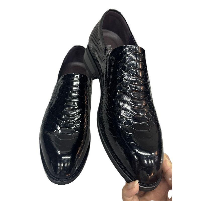 Piele de vacă strat superior interior piele naturală pantofi derby business casual cu talpă moale pentru bărbați