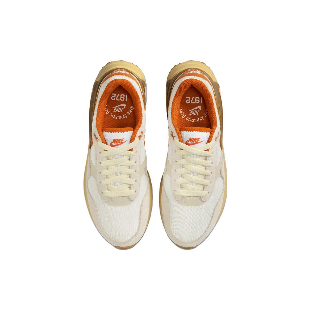 Nike Air Max Systm Retro Comfortable Versatile Fabric Leather Durable Low-Top Air Cushion Casual Running Shoes Women Sneaker Yellow FQ8106-133