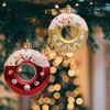 4Pcs Lovely Donut Christmas Tree Decoration Christmas House Hanging Ornament