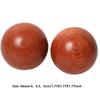 2Pcs Wooden Baoding Balls Massage Hand Exercise Massage Balls Stress Ball  Health Therapy
