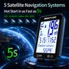 BIKEVEE Newest 12 Languages Bluetooth Wireless Bicycle Computer 2.4-inch LCD Screen Multilanguage MPH KM/H Rechargeable GPS Bike Speedometer Odometer