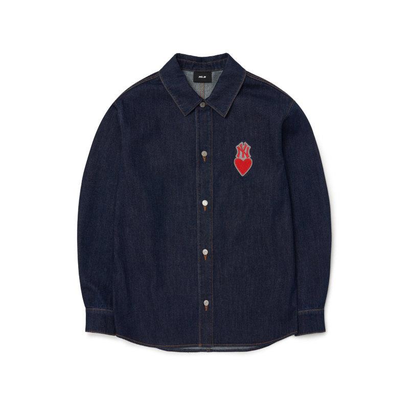 New MLB New York Yankees FW22 Shirt Unisex Navy Blue 3ADRH0124-50NYD