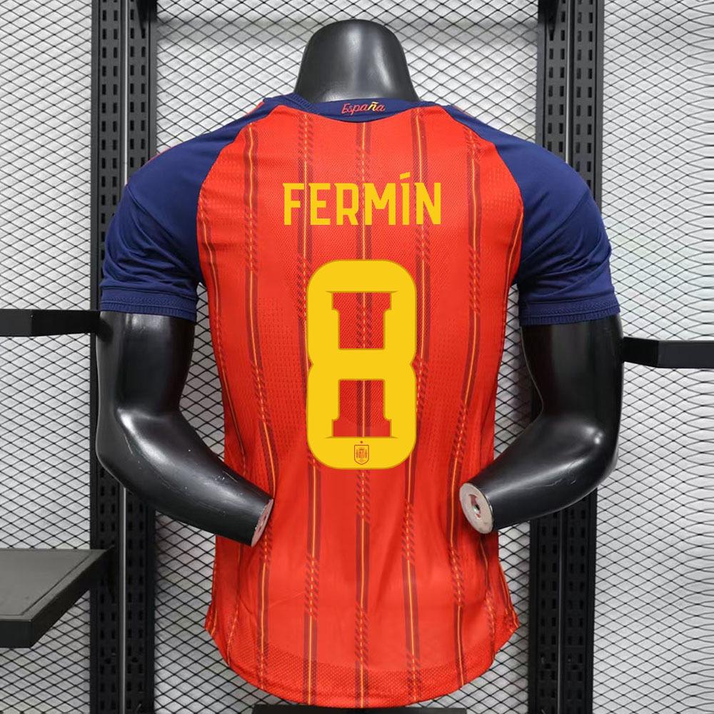 Spain 2026 Player Edition Home Jersey #19 Lamine Yamal Men's National Team Football Kit