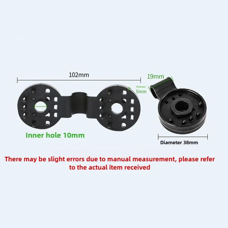 Black Sun Shade Clips Multi Purpose Greenhouse Fasteners for Tarp Camping Gear and Outdoor Canopy Windproof Installation