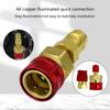 Refrigerant Quick Couplers Quick Couplers Adapters for R1234YF Car Air Conditioner Charging Quick Connector