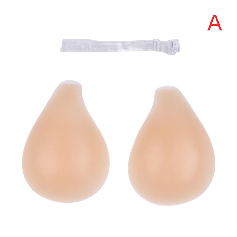 1 Coppia Reggiseno Sollevante a Forma di Cucchiaio Con Spalline Per Anti-Rilassamento, Raccoglitore Invisibile e Senza Cuciture, Patch Toracica in Silicone
