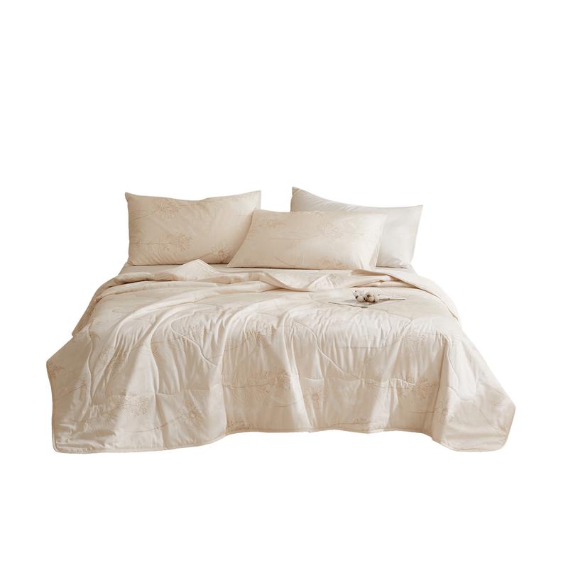Luolai 100% Cotton A-Class Machine Washable Summer Quilt