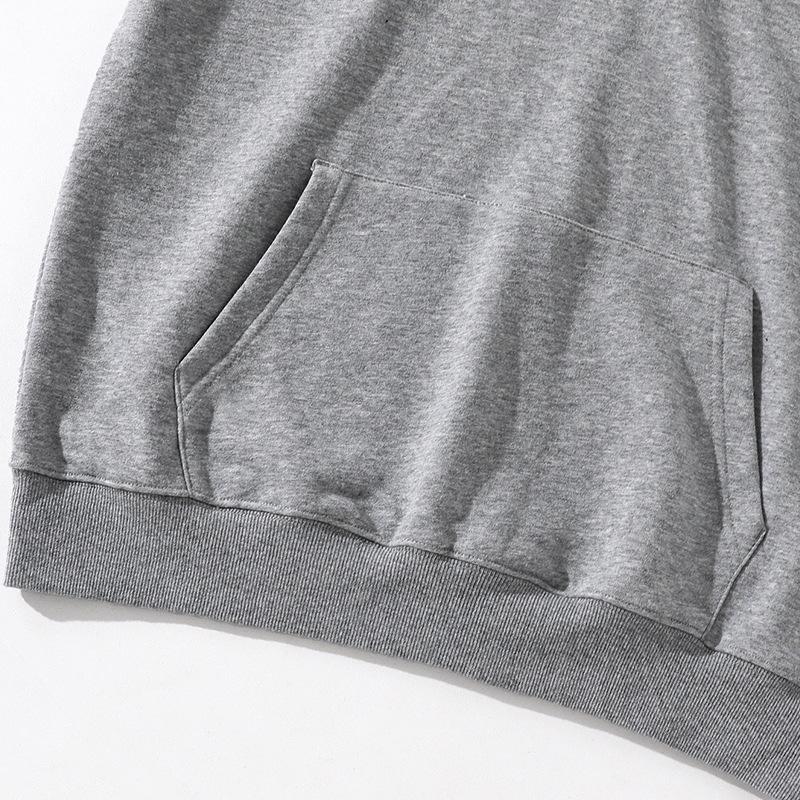 Unisex American Style Heavyweight Cotton Hoodie - Autumn/Winter, Plus Size