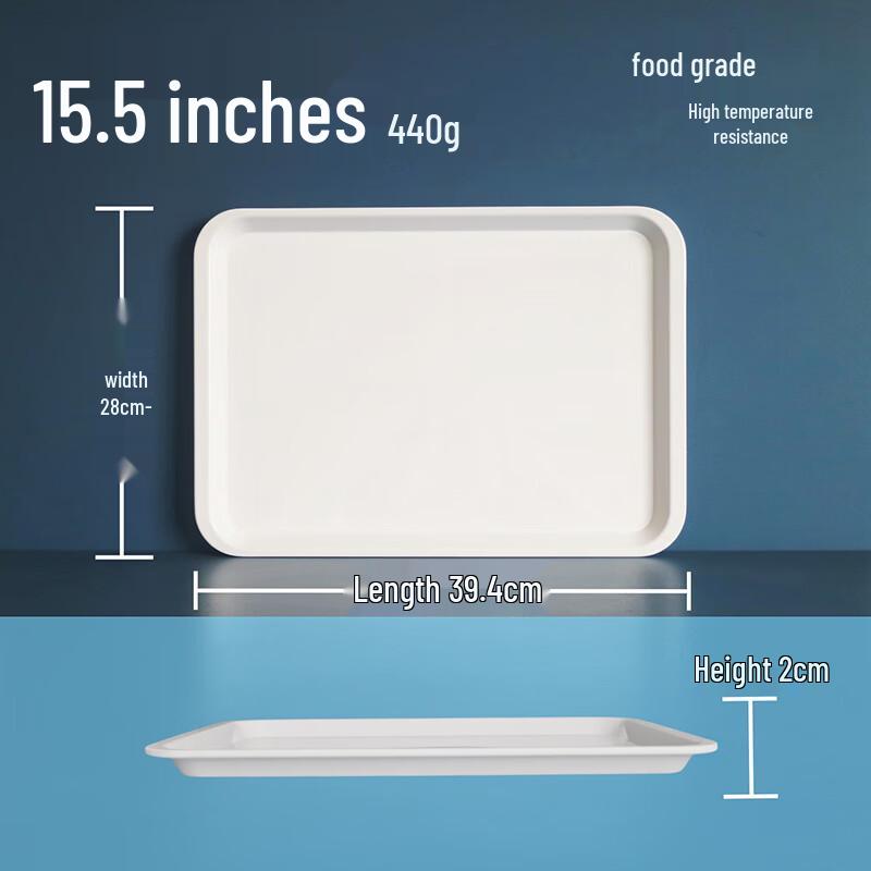 Lijia Fitment Melamine Serving Trays (10-Pack)