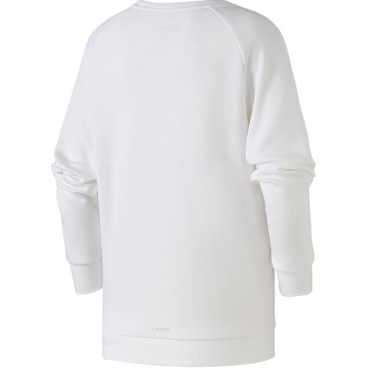 Adidas Neo Vintage Crew Neck Pullover Sweatshirt Women Sweatshirt White DW7968
